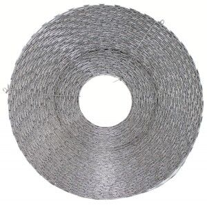 Band-Stacheldraht, Metall verzinkt, 120m, DM 30cm