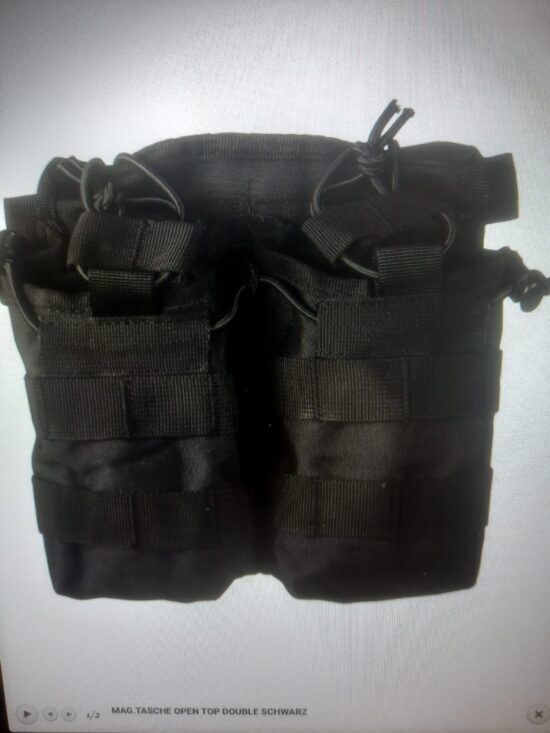 Mag. Tasche Open-Top-Double Schwarz