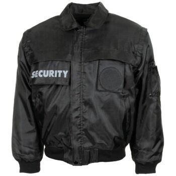 Security Jacke schwarz