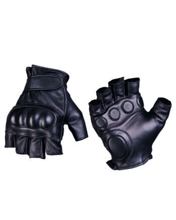 Handschuh Tactical Fingerlinge Leder schwarz