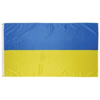 Fahne Ukraine Polyester 90 x 150 cm