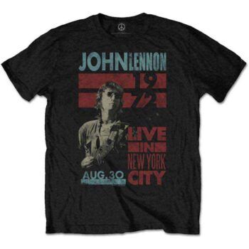 John Lennon Live In New York City schwarz
