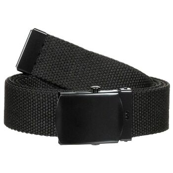 Gürtel mit Metallschloss 3cm schwarz
