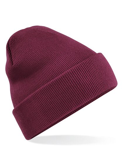 Haube Feinstrick burgundy