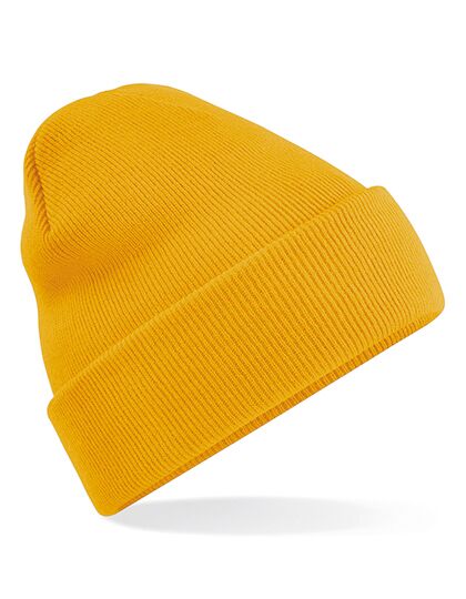 Haube Feinstrick mustard