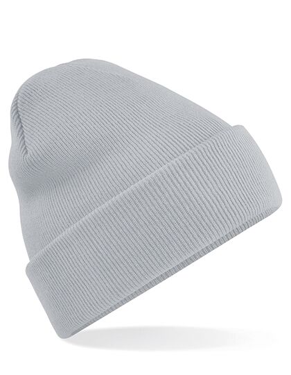Haube Feinstrick light grey