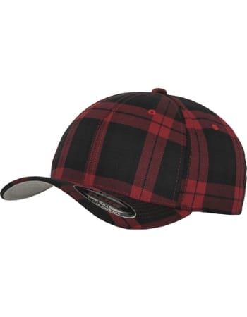 Flexfit Tartan black-red