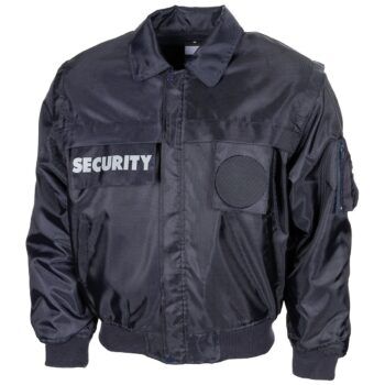 Security Jacke blau