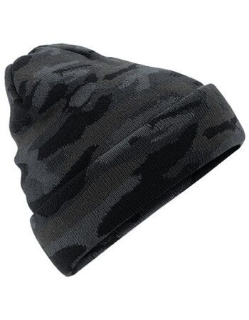 Strickhaube, midnight camo