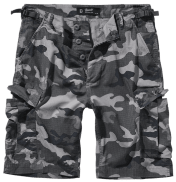BDU Bermuda R/S prewash grey camo