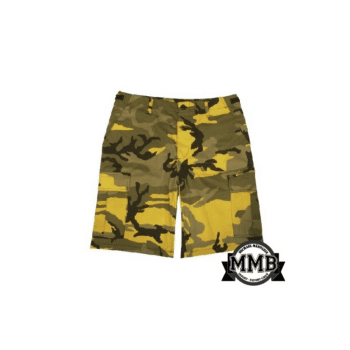 BDU Cargo Bermuda yellow camo