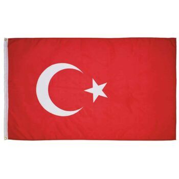 Fahne Türkei Polyester 90 x 150 cm