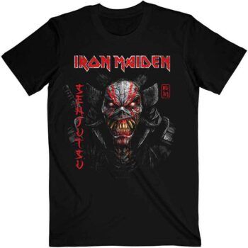 Iron Maiden Senjutsu Black Cover Vertical Logo schwarz