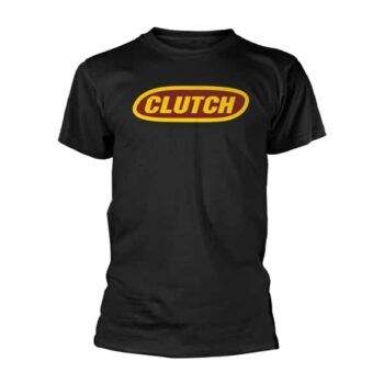 Clutch Classic Logo schwarz